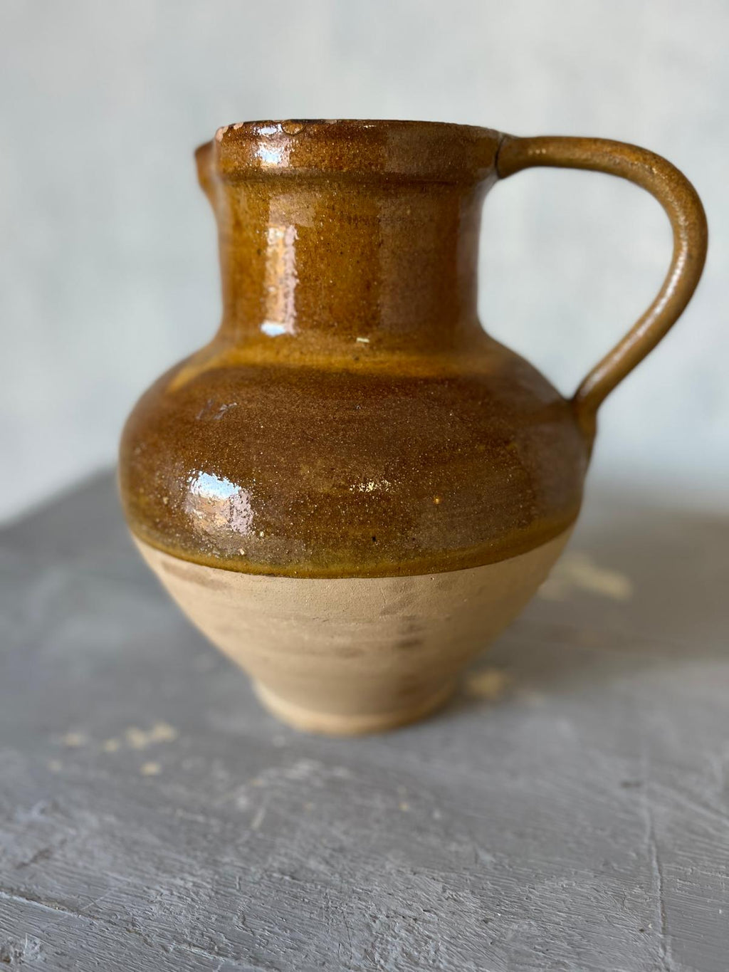 19th Century glazed stoneware jug