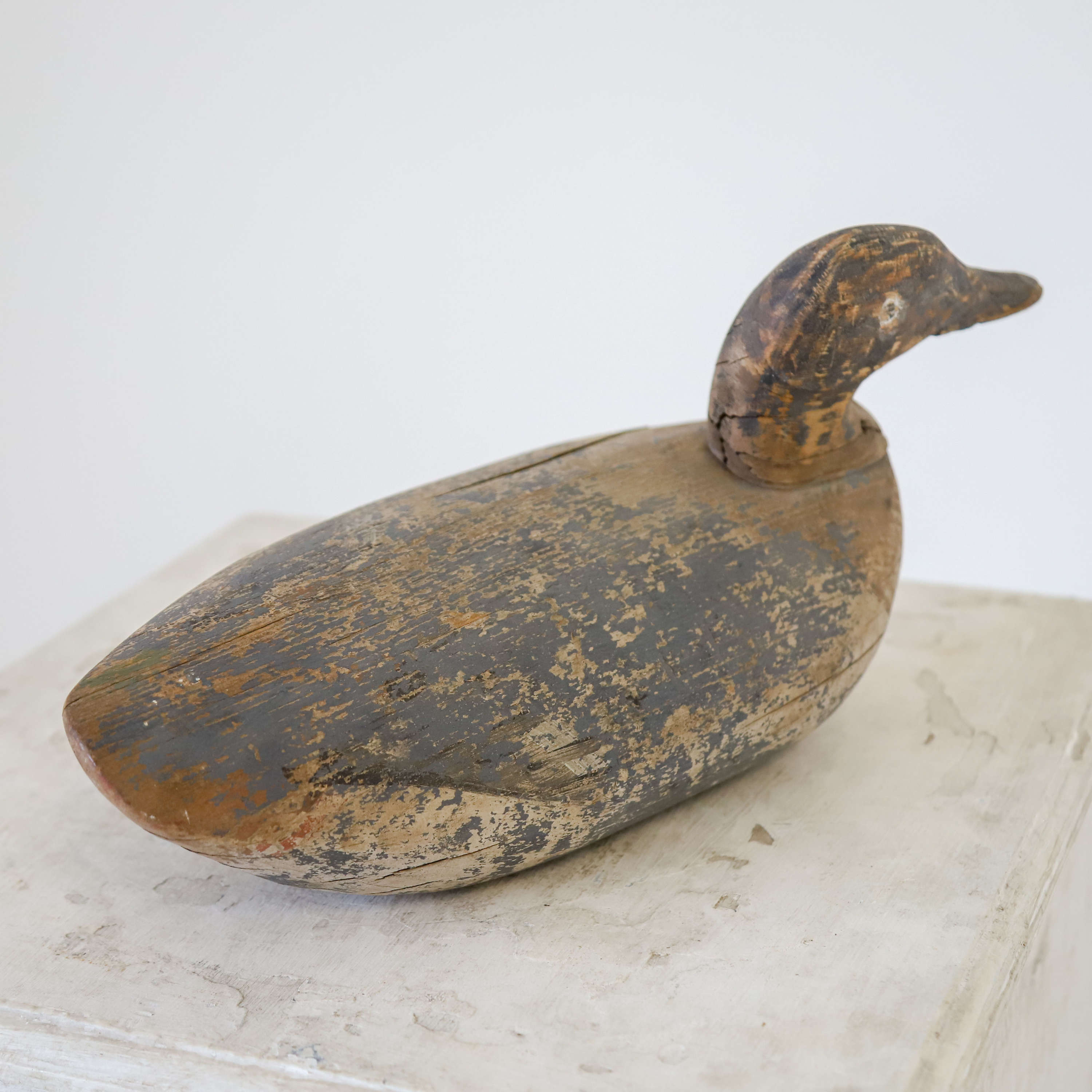 Antique Duck Decoy - Hand Carved Wood cheapest Decoy - Primitive Working Decoy with Weight