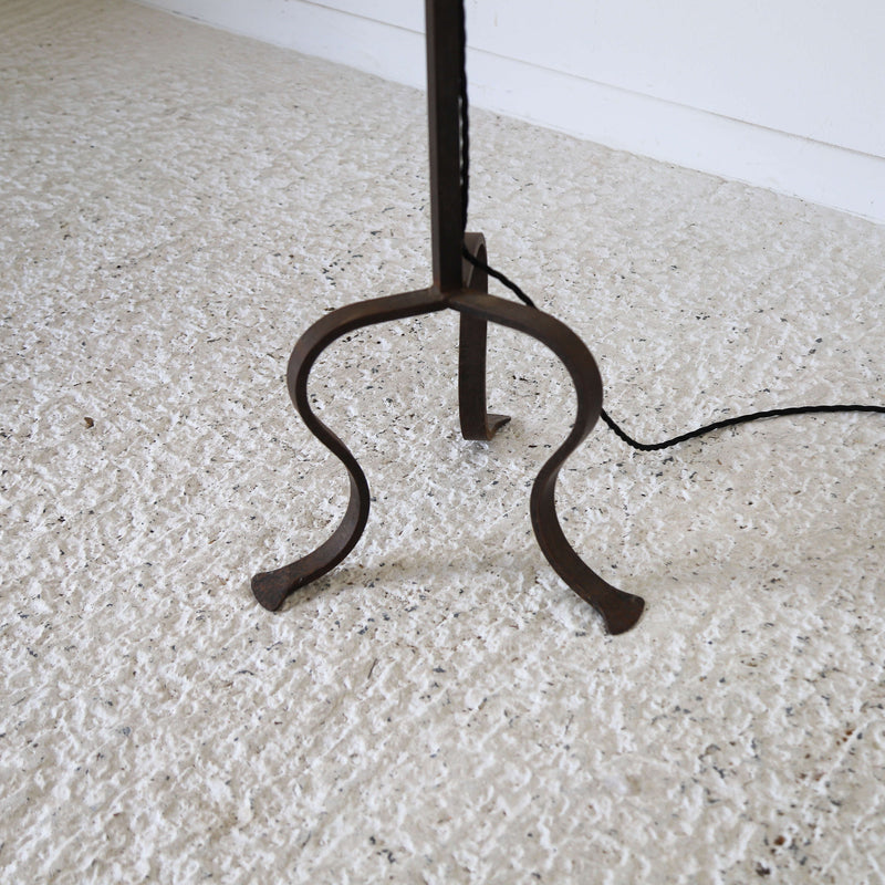 19th Century French Iron Work Candelabra converted Standard Lamp