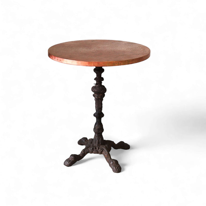 19th century cast iron base with copper top