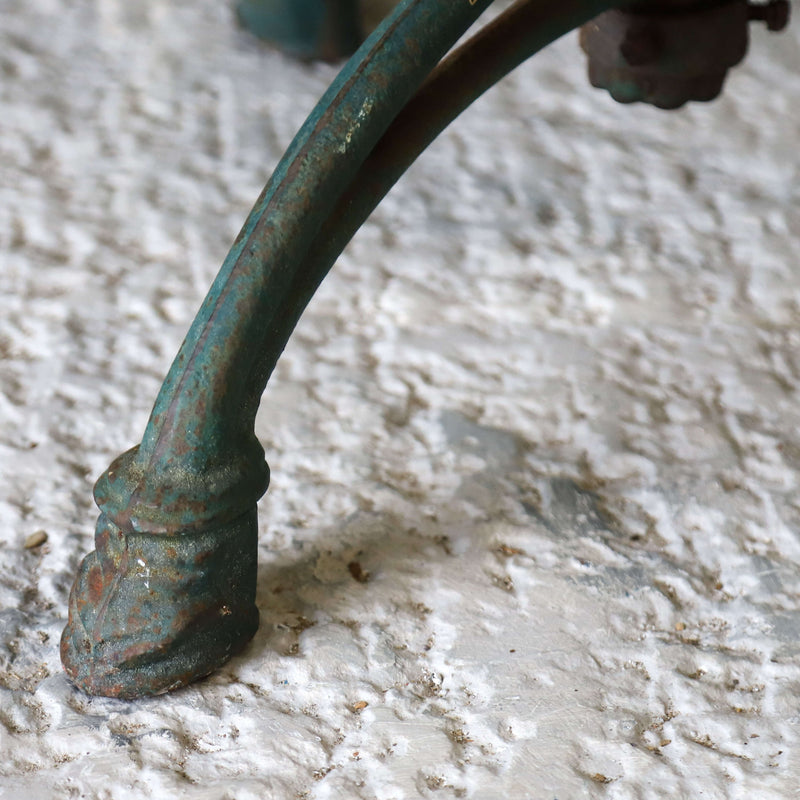 French marble top cafe table