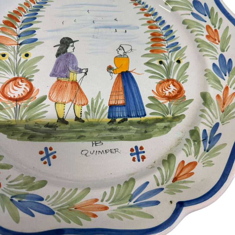 19th century Quimper plate