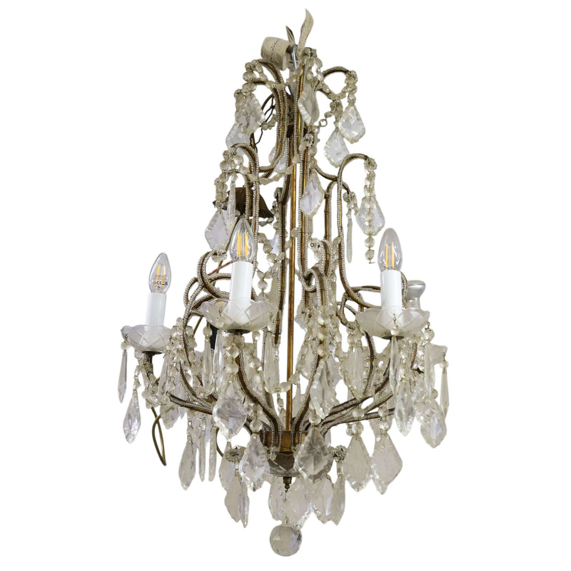 Grand scale English 20th century chandelier