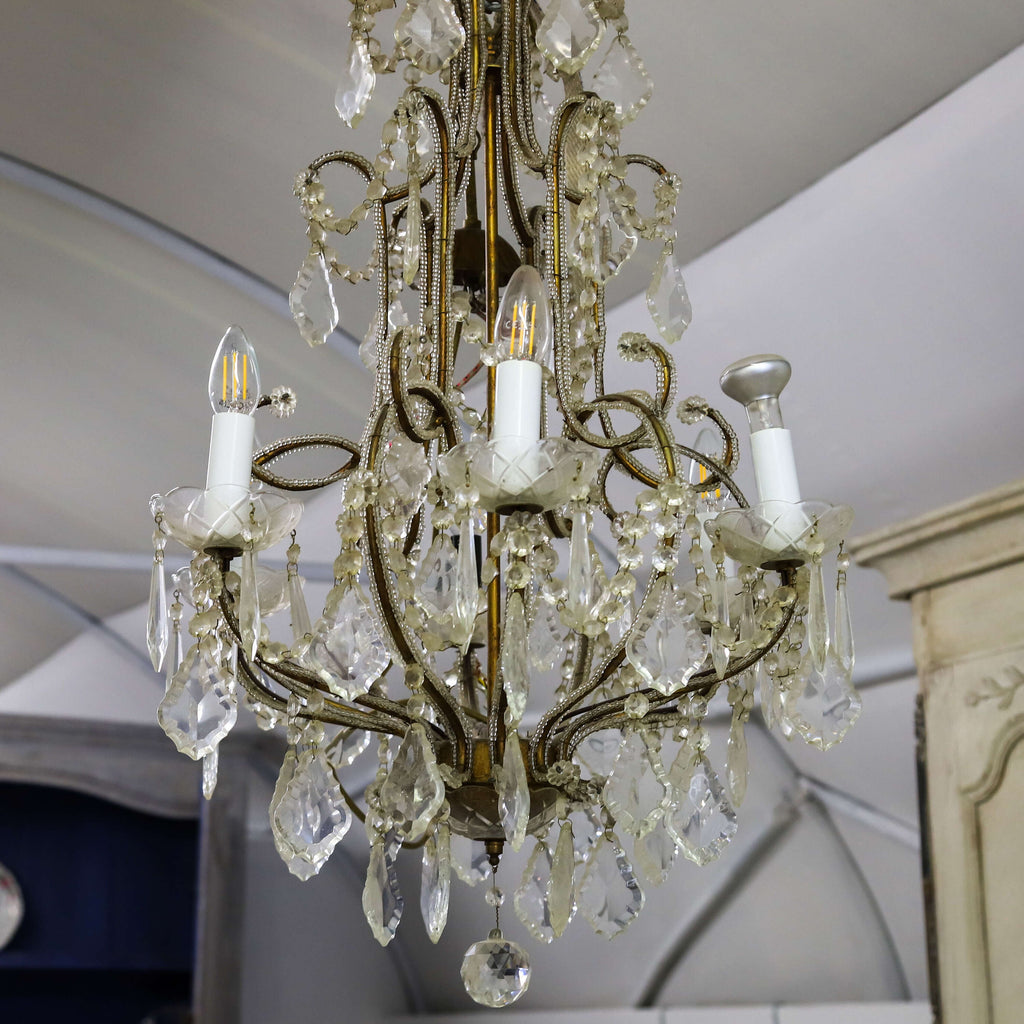 Grand scale English 20th century chandelier