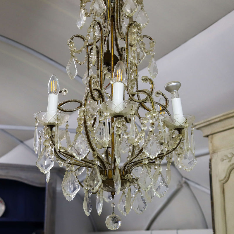 Grand scale English 20th century chandelier