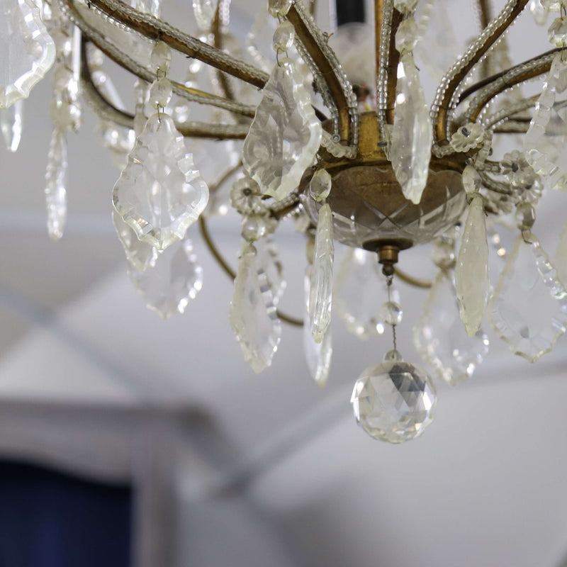 Grand scale English 20th century chandelier