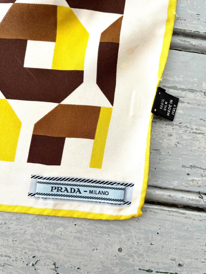 Prada silk scarf