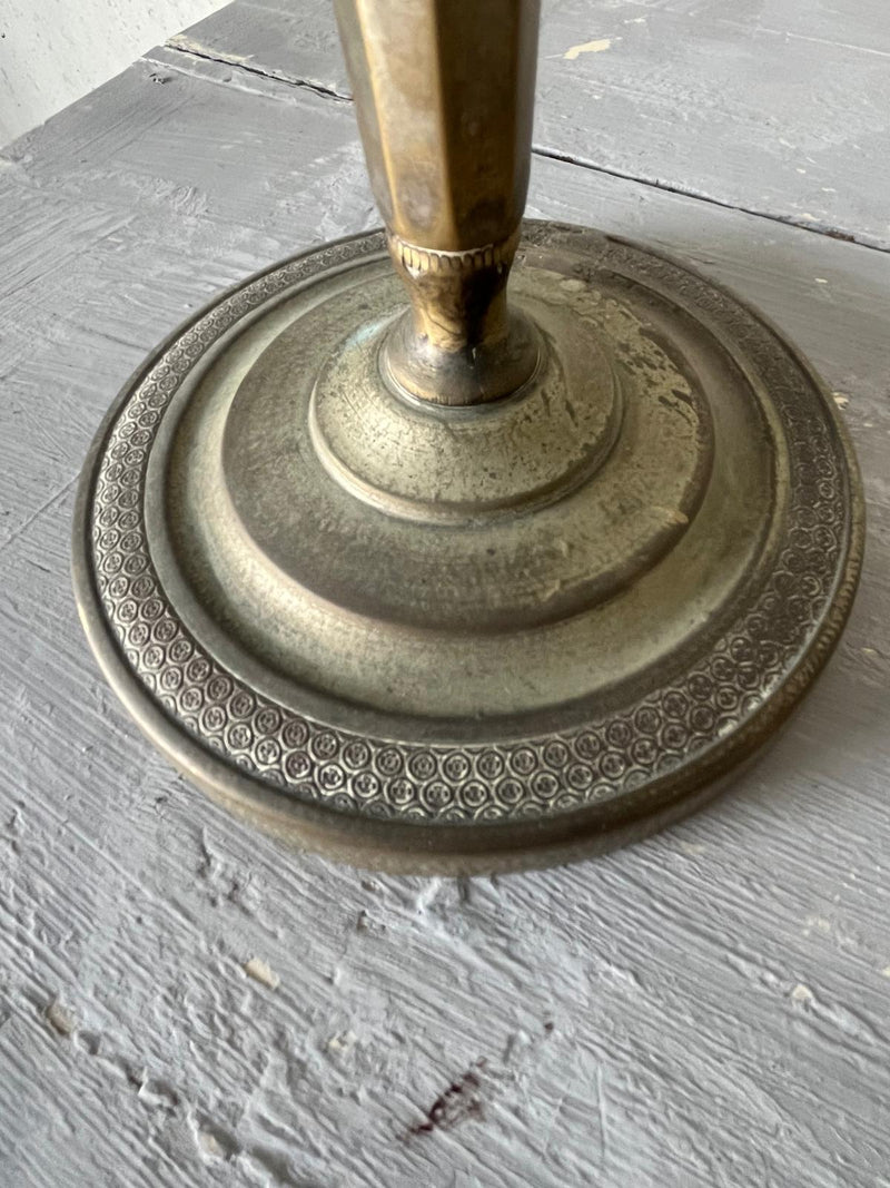 Pair of brass candlesticks