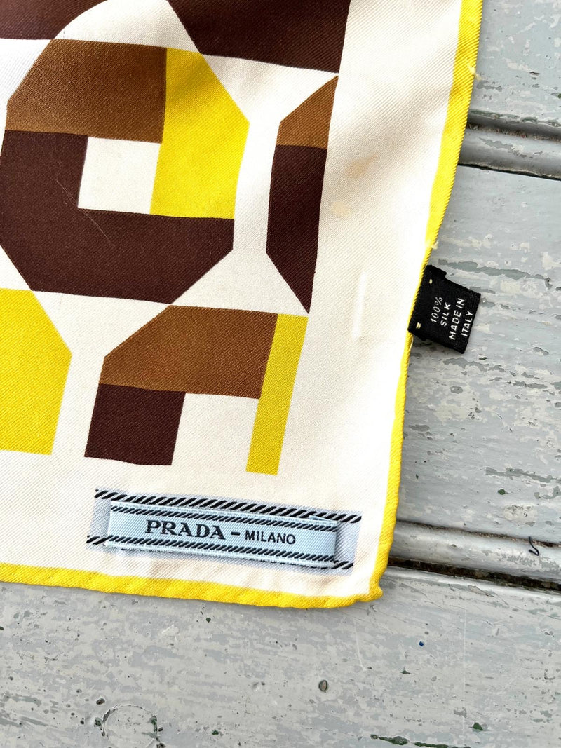 Prada silk scarf