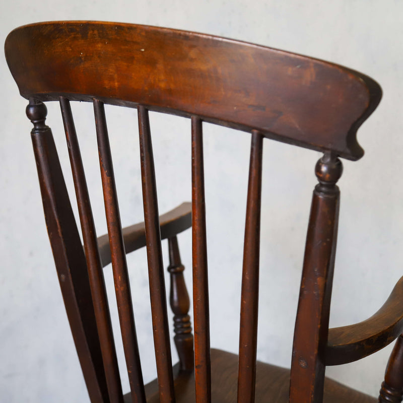 Pair of 19th century Oak farmhouse arm chairs