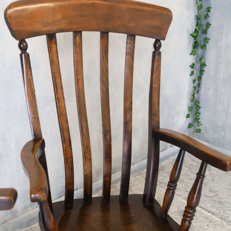 Pair of 19th century Oak farmhouse arm chairs