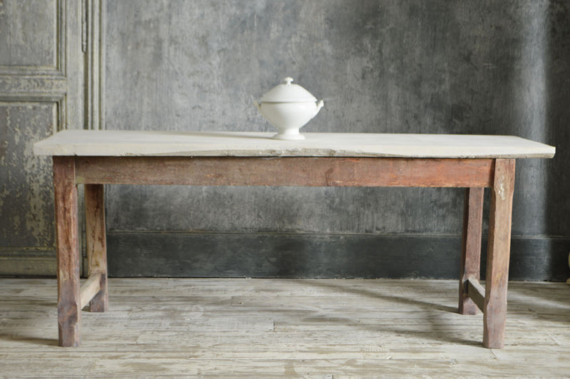 19th CENTURY RUSTIC FARMHOUSE TABLE